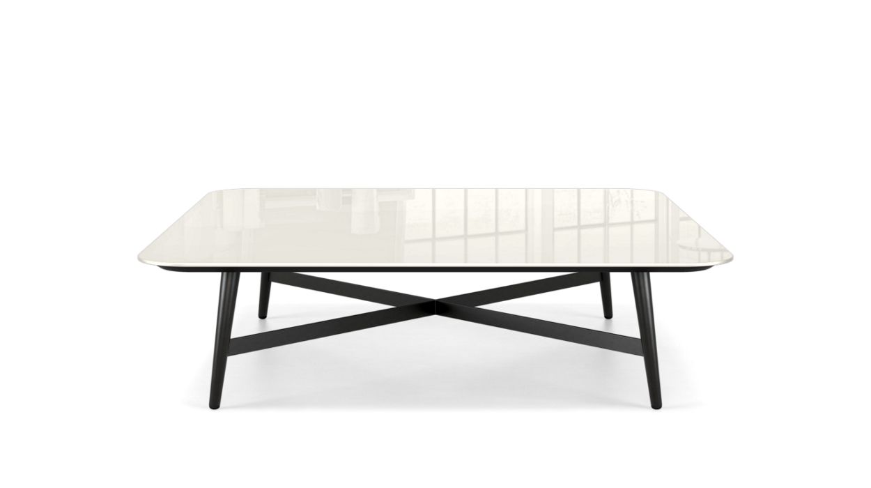 OCTET COCKTAIL TABLE - LACQUERED GLASS by Roche Bobois