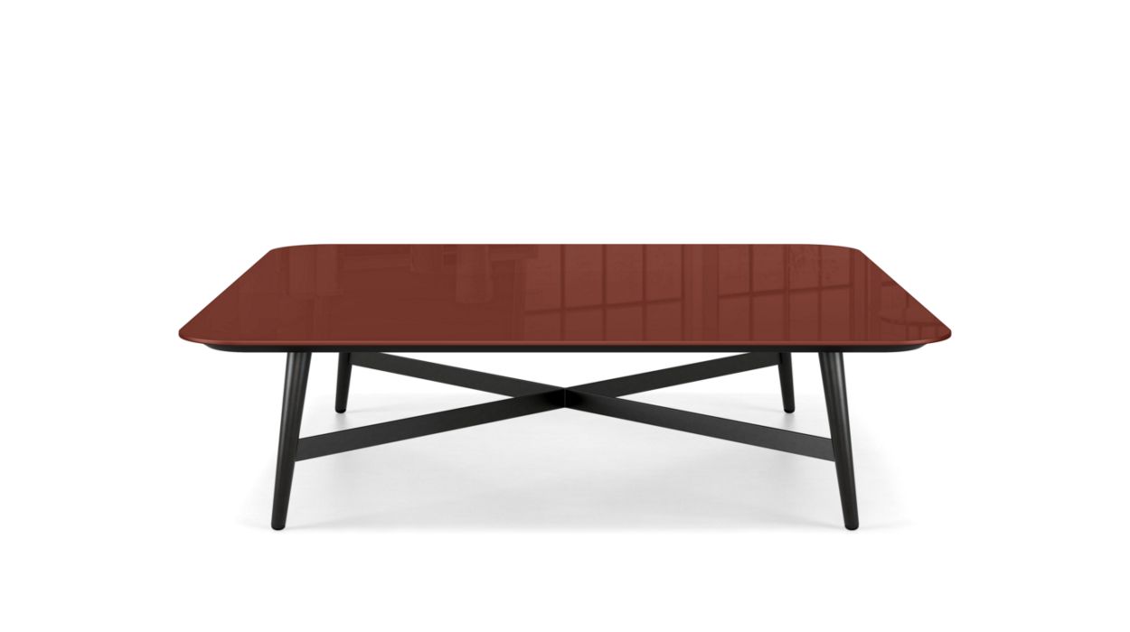 OCTET COCKTAIL TABLE - LACQUERED GLASS by Roche Bobois