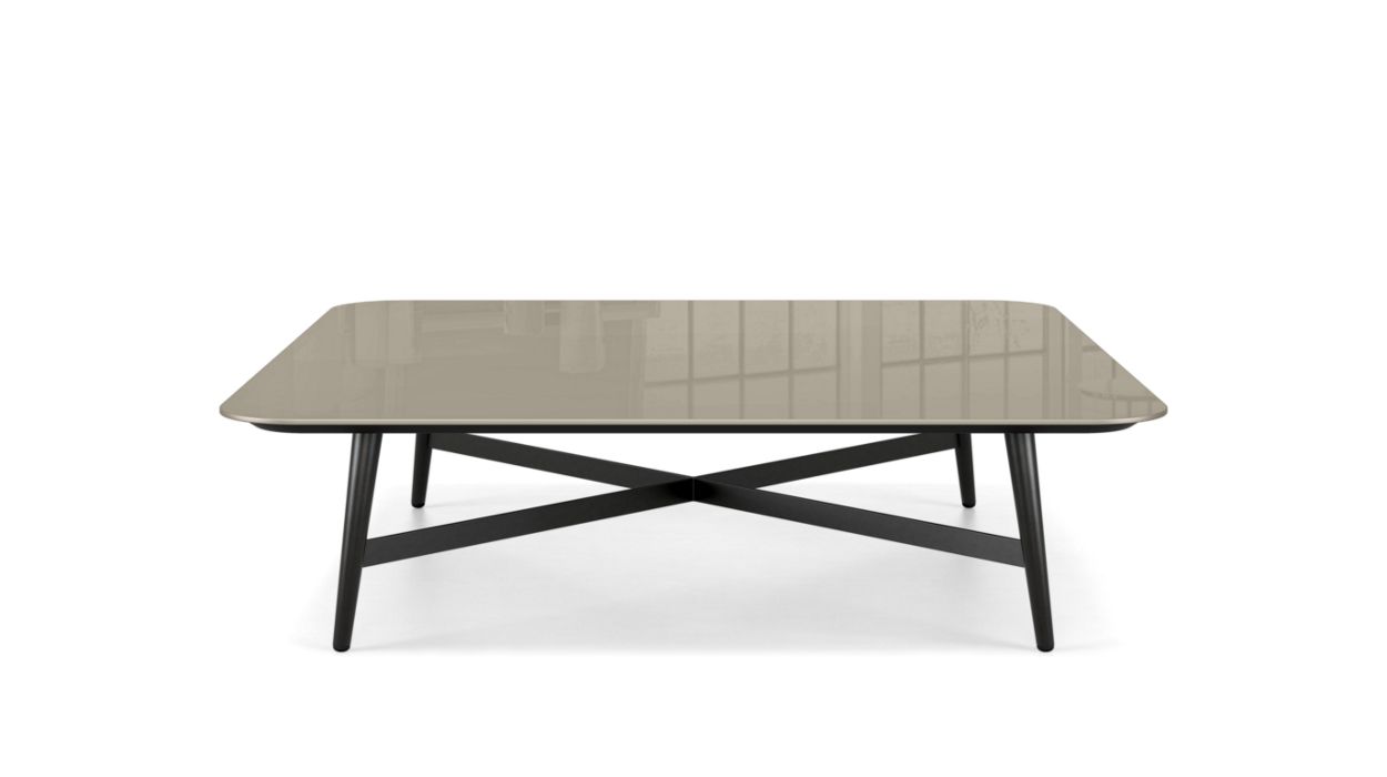 OCTET COCKTAIL TABLE - LACQUERED GLASS by Roche Bobois