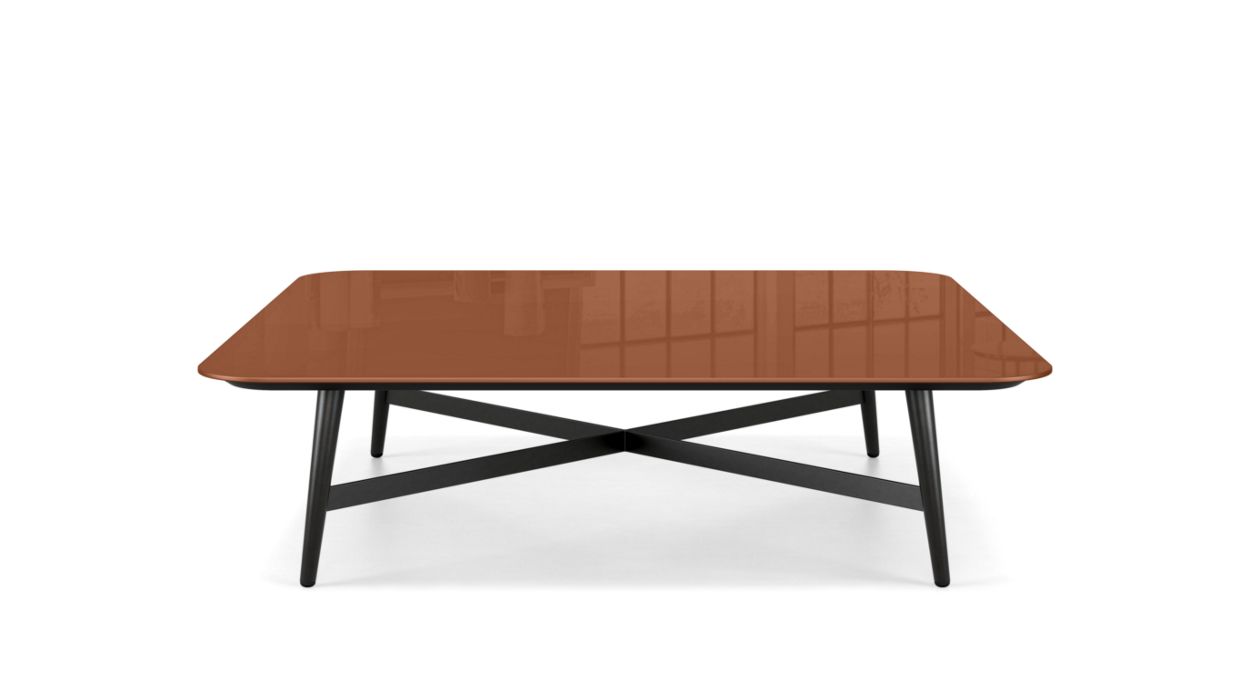 OCTET COCKTAIL TABLE - LACQUERED GLASS by Roche Bobois