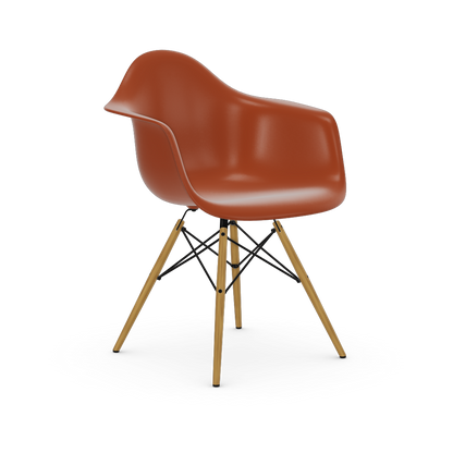Eames Plastic Armchair DAW (without upholstery) by Vitra