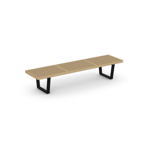 Nelson Bench by Vitra #355 x 1835 x 470 mm / Natural ash