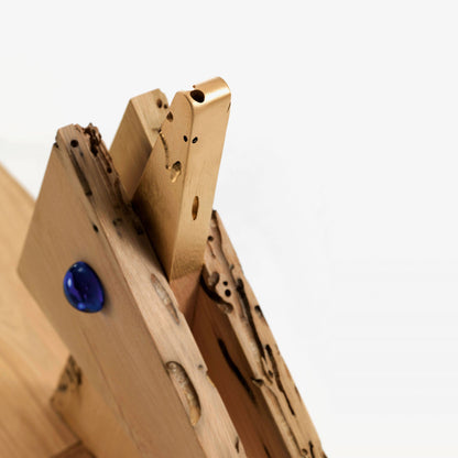 Unicorno - Briccola Solid Wood Bench by Riva 1920