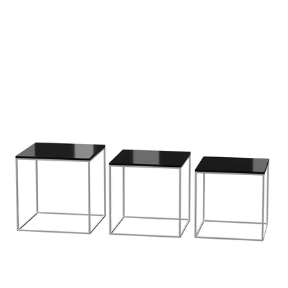 PK71™ - PK71, Nest of 3 Side Tables, 28 x 28 cm by Fritz Hansen