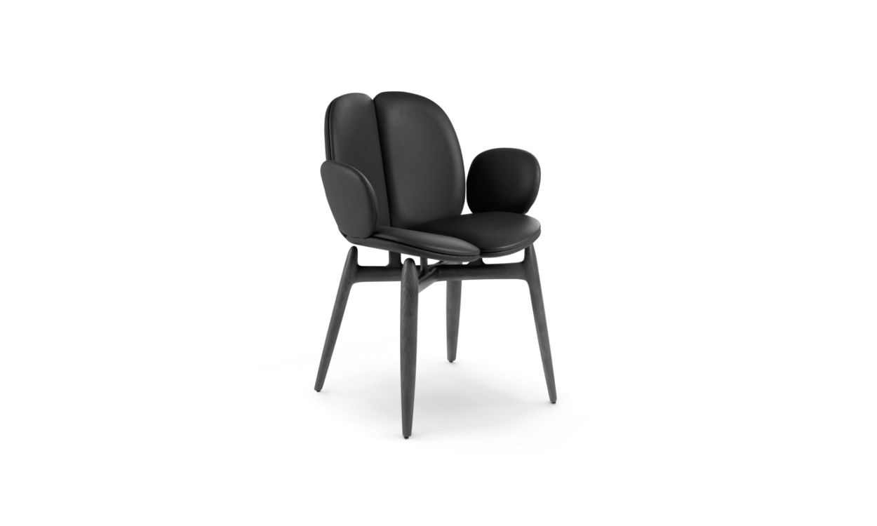 PULP DINING ARMCHAIR IN STAINED ASH WOOD by Roche Bobois
