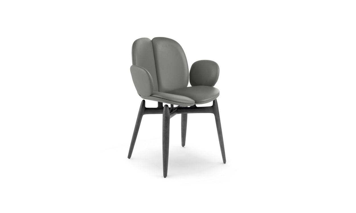 PULP DINING ARMCHAIR IN STAINED ASH WOOD by Roche Bobois