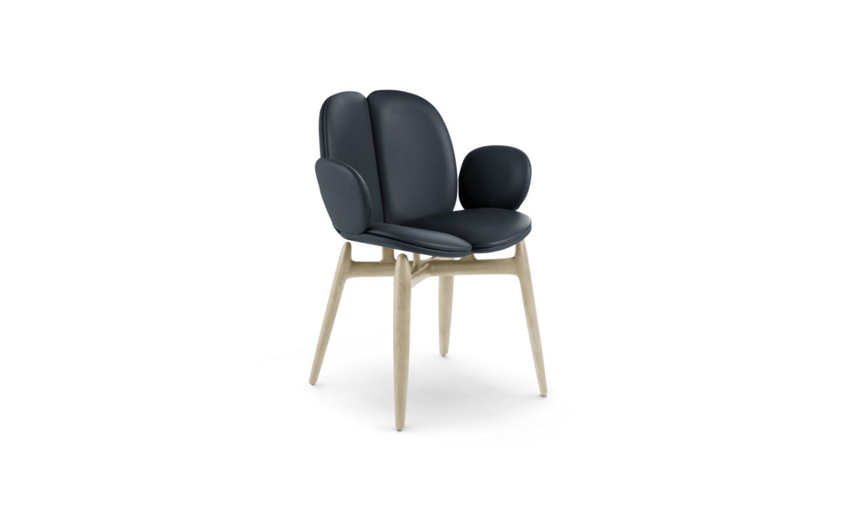 PULP DINING ARMCHAIR IN STAINED ASH WOOD by Roche Bobois
