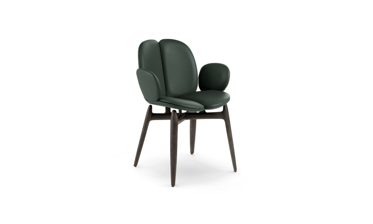 PULP DINING ARMCHAIR IN STAINED ASH WOOD by Roche Bobois