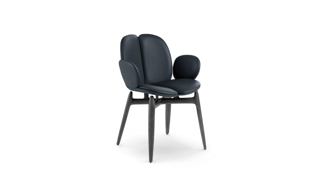 PULP DINING ARMCHAIR IN STAINED ASH WOOD by Roche Bobois