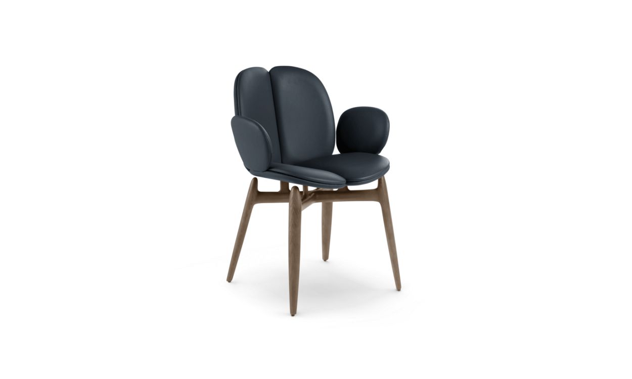 PULP DINING ARMCHAIR IN STAINED ASH WOOD by Roche Bobois