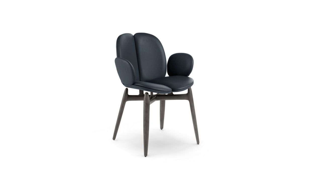 PULP DINING ARMCHAIR IN STAINED ASH WOOD by Roche Bobois