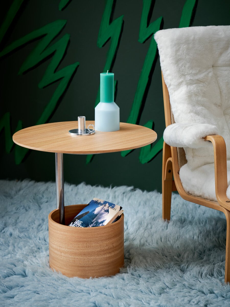 Parasol coffee table, S, oak