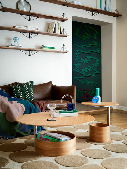 Parasol coffee table, S, oak