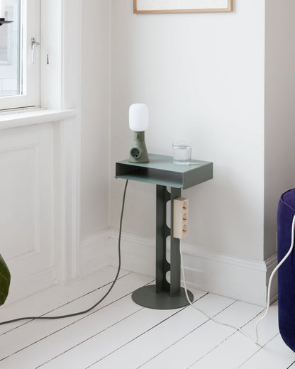 Sidekick table, pearl