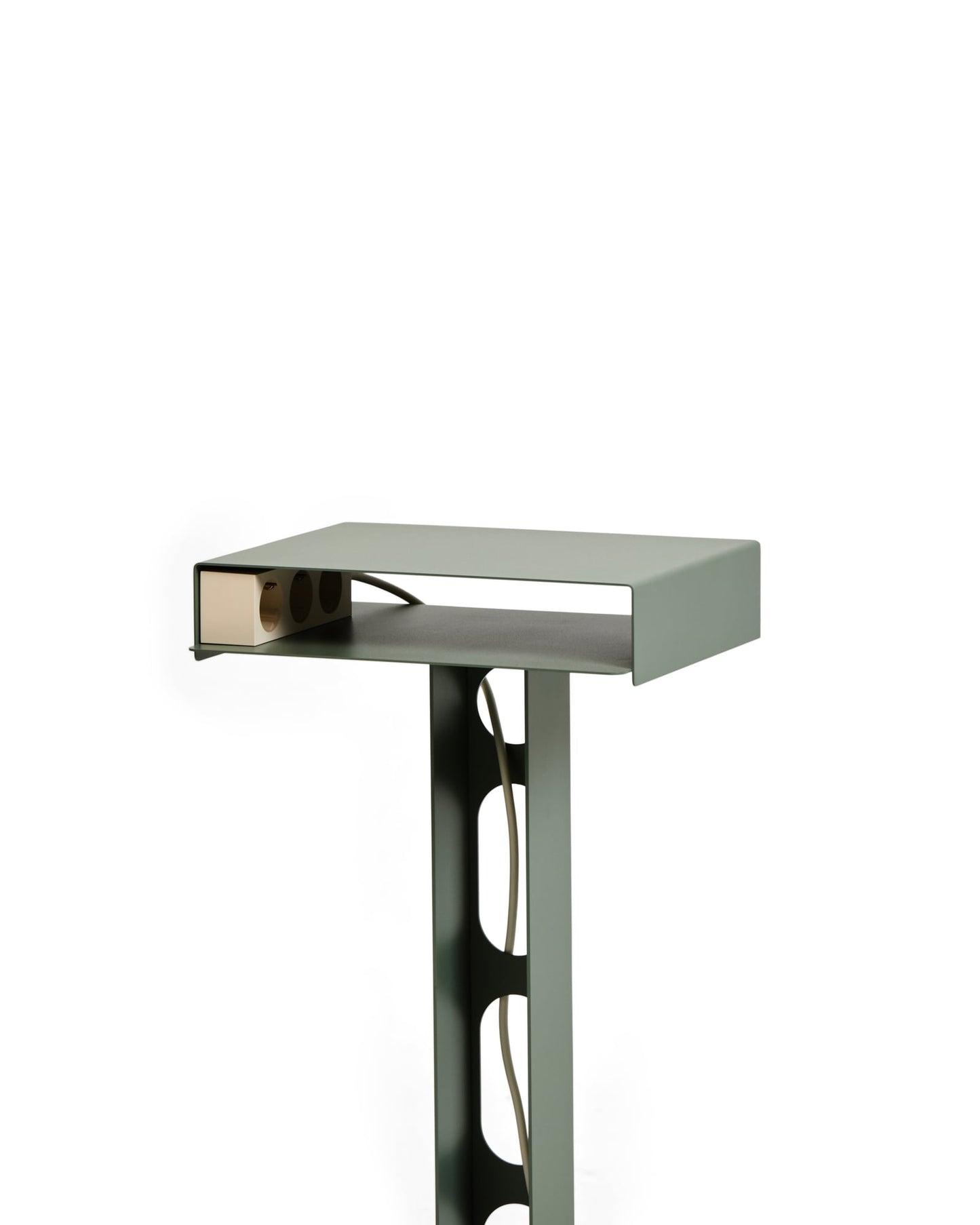 Sidekick table, mossy green