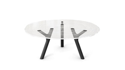 PLEXIWOOD COCKTAIL TABLE - D.100CM by Roche Bobois