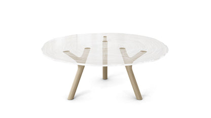 PLEXIWOOD COCKTAIL TABLE - D.100CM by Roche Bobois