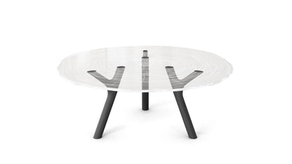 PLEXIWOOD COCKTAIL TABLE - D.100CM by Roche Bobois