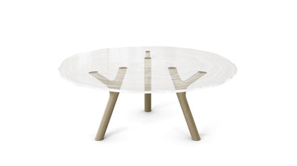 PLEXIWOOD COCKTAIL TABLE - D.100CM by Roche Bobois