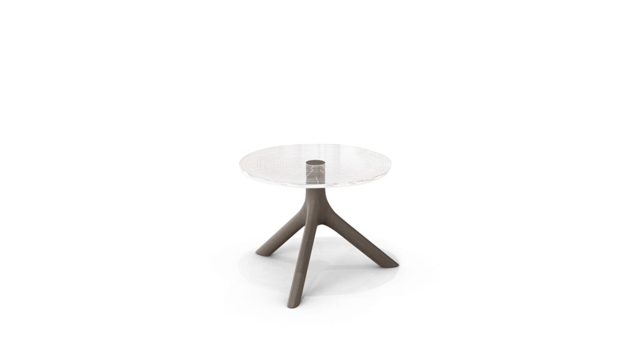 PLEXIWOOD COCKTAIL TABLE - H.30CM by Roche Bobois