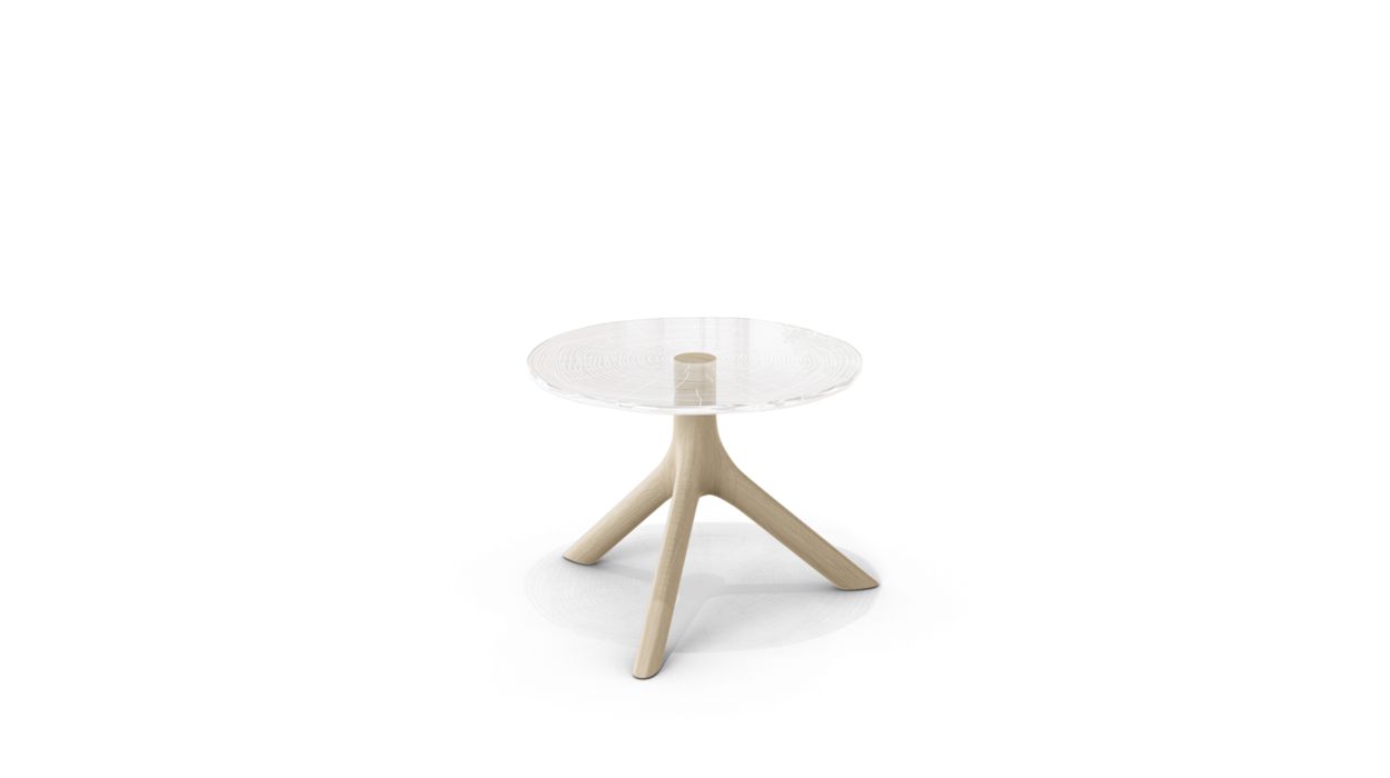 PLEXIWOOD COCKTAIL TABLE - H.30CM by Roche Bobois