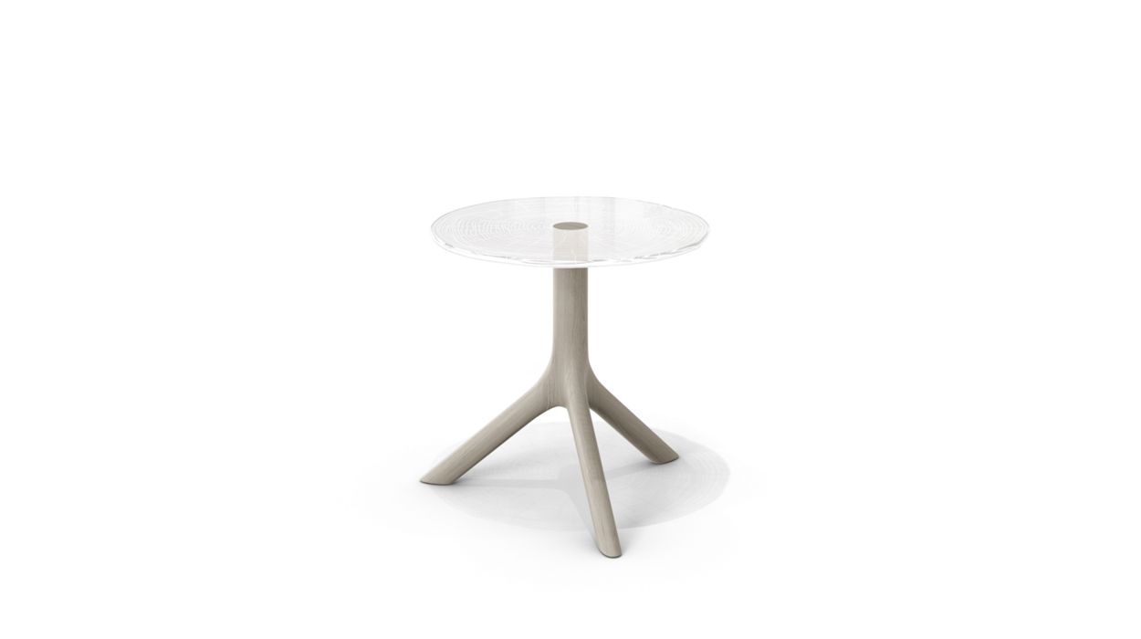 PLEXIWOOD COCKTAIL TABLE - D.40CM by Roche Bobois