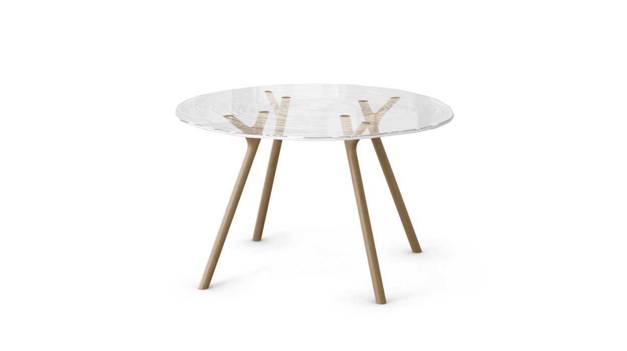 PLEXIWOOD DINING TABLE by Roche Bobois