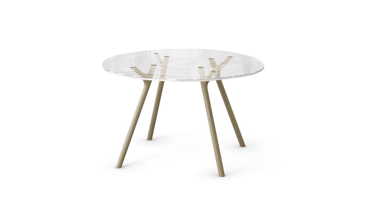 PLEXIWOOD DINING TABLE by Roche Bobois