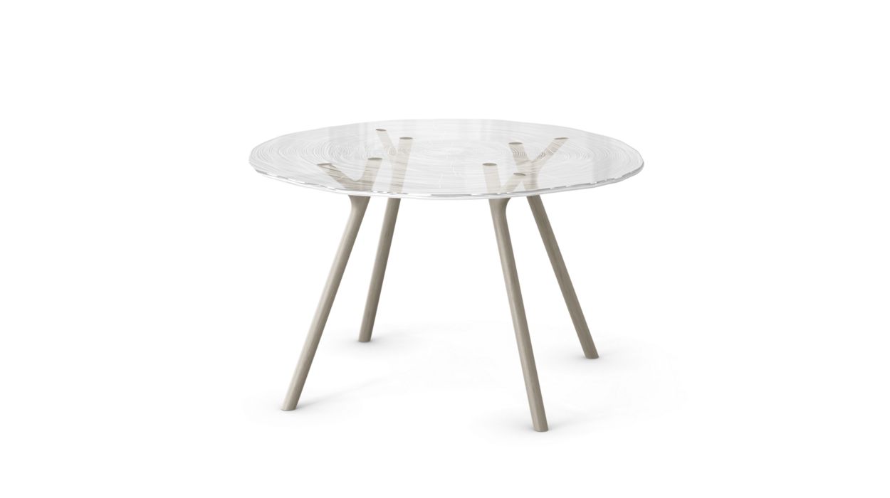 PLEXIWOOD DINING TABLE by Roche Bobois