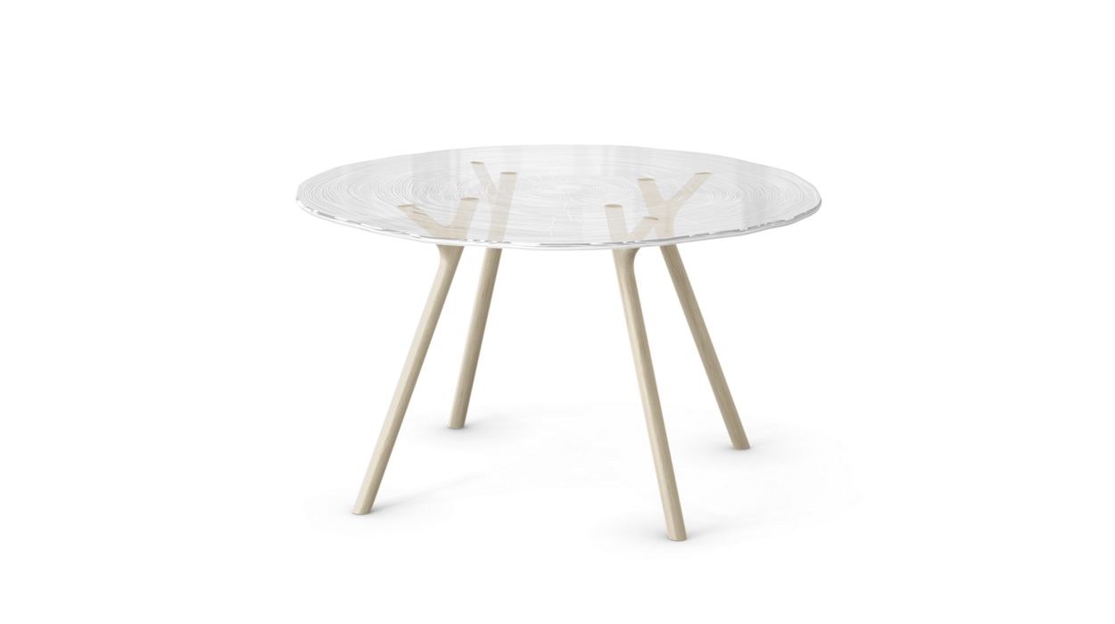 PLEXIWOOD DINING TABLE by Roche Bobois