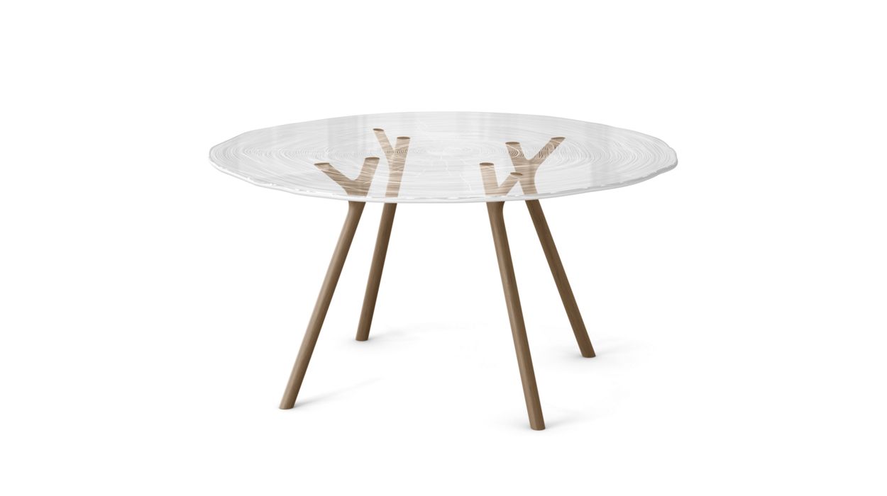 PLEXIWOOD DINING TABLE by Roche Bobois