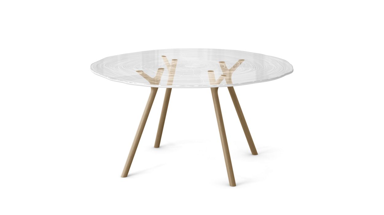 PLEXIWOOD DINING TABLE by Roche Bobois