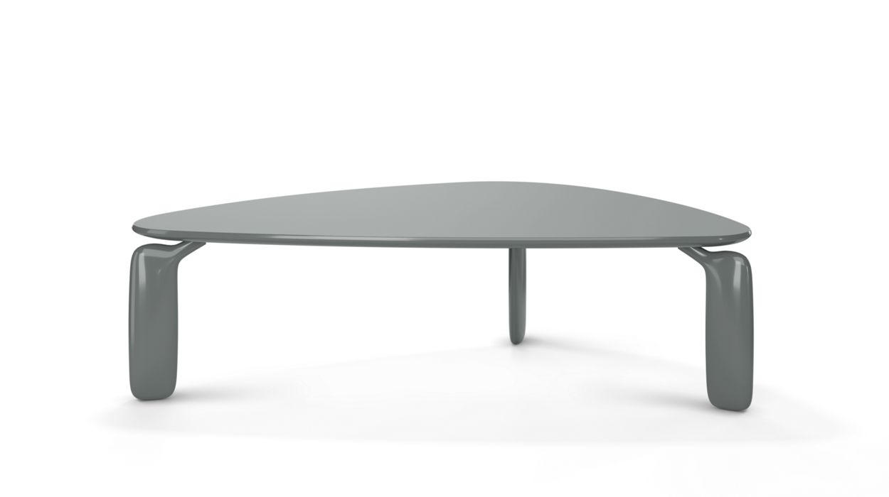 PULP TRIANGULAR DINING TABLE / DESK by Roche Bobois #Grigio Bromo