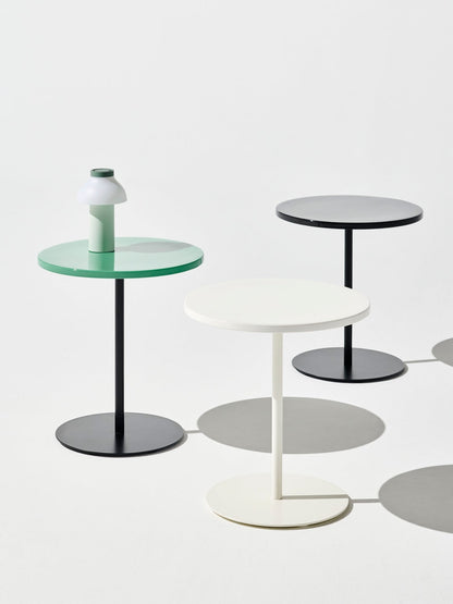 Pyro coffee table, eggshell - cream white