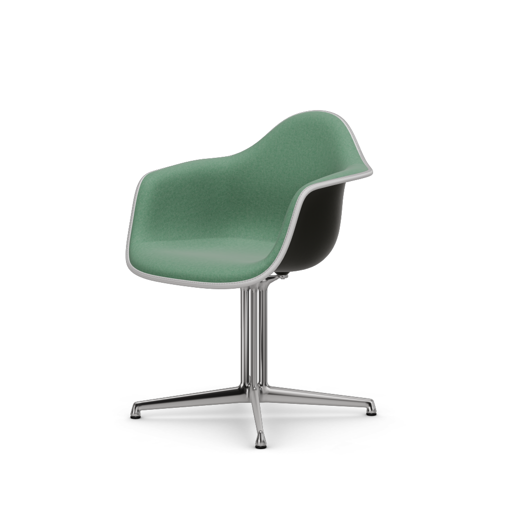 Eames Plastic Armchair DAL (with full upholstery)
