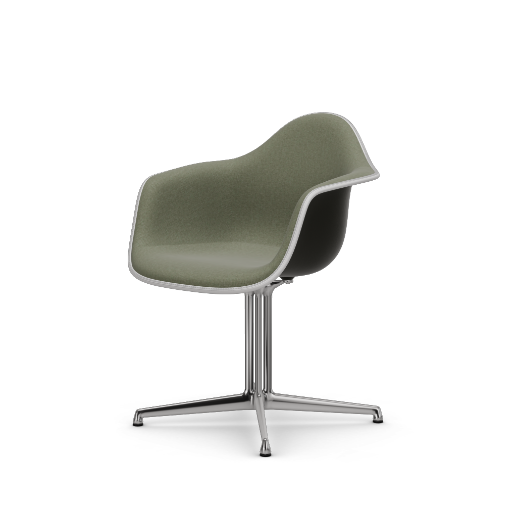 Eames Plastic Armchair DAL (with full upholstery)