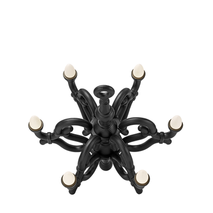 Fallen Chandelier M wireless rechargeable lamp by Qeeboo #Black