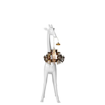 Giraffe In Love Xs table/floor lamp by Qeeboo #White