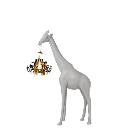 Giraffe In Love Xs table/floor lamp by Qeeboo #Cold Sand