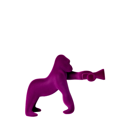 Kong Xs Velvet Finish table / floor lamp by Qeeboo #Violet