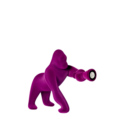 Kong Xs Velvet Finish table / floor lamp by Qeeboo #Violet