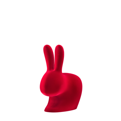 Rabbit Chair Baby Velvet Finish by Qeeboo