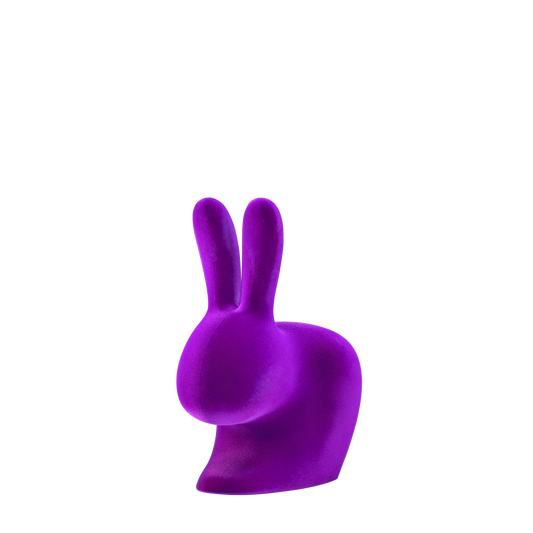 Rabbit Chair Baby Velvet Finish by Qeeboo
