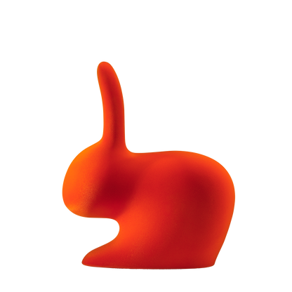 Rabbit Chair Velvet Finish by Qeeboo #Orange
