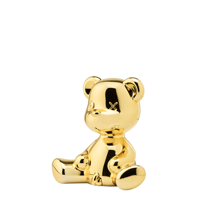 Teddy Boy Lamp Metal Finish With Cable by Qeeboo #Gold