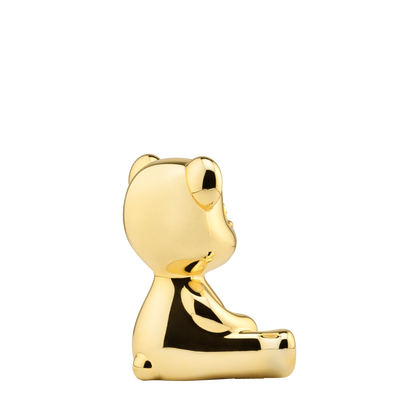 Teddy Boy Lamp Metal Finish With Cable by Qeeboo #Gold
