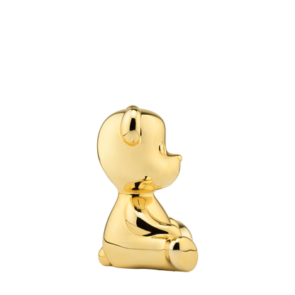 Teddy Boy Lamp Metal Finish With Cable by Qeeboo #Gold