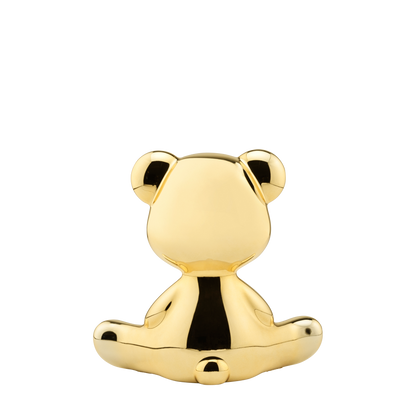 Teddy Boy Lamp Metal Finish With Cable by Qeeboo #Gold