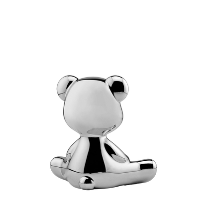 Teddy Boy Lamp Metal Finish With Cable by Qeeboo #Silver