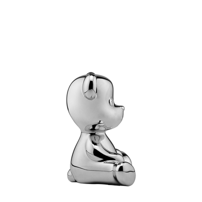 Teddy Boy Lamp Metal Finish With Cable by Qeeboo #Silver